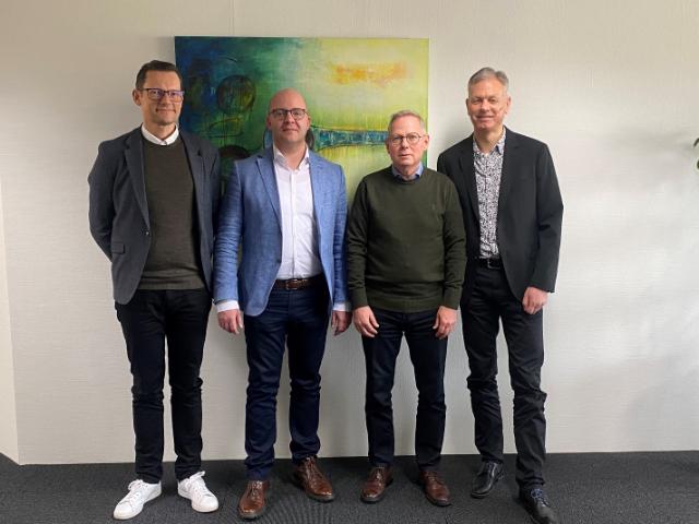 Repræsentanter fra Human House, Aleca og Nærsikring 16. marts 2023